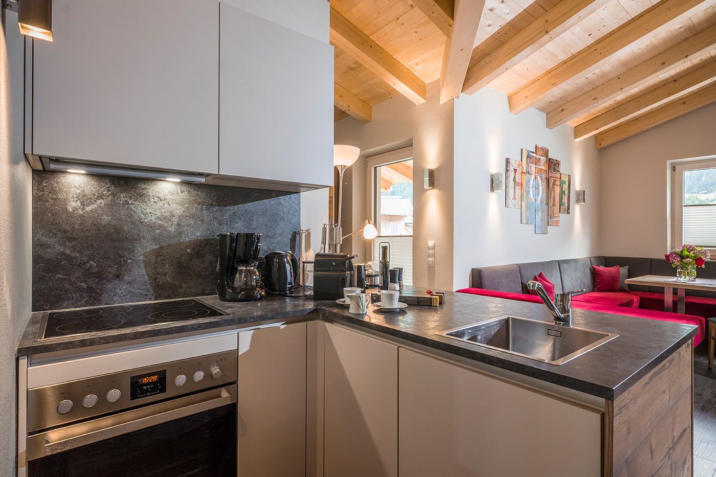 Kitchen counter in Apartment Julia